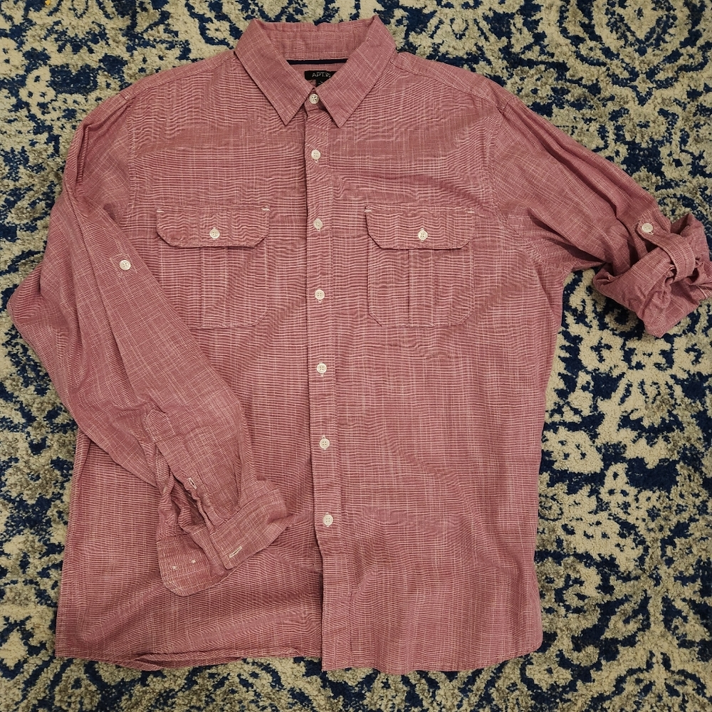 APT. 9 MEN'S LARGE LS BD IN EXCELLENT CONDITION!